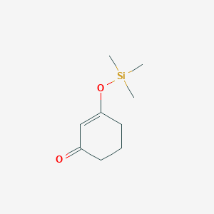 molecular formula C9H16O2Si B15368522 3-[(Trimethylsilyl)oxy]cyclohex-2-en-1-one CAS No. 62269-48-1