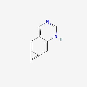 molecular formula C9H6N2 B15368651 1H-Cyclopropa[G]quinazoline CAS No. 656231-71-9