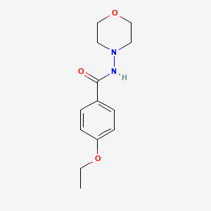 molecular formula C13H18N2O3 B15368661 Benzamide, 4-ethoxy-N-4-morpholinyl- CAS No. 548791-68-0