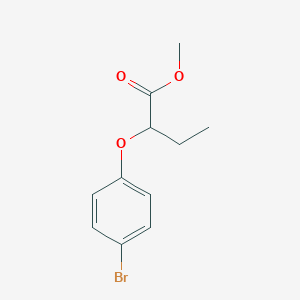 molecular formula C11H13BrO3 B15368828 Methyl 2-(4-bromophenoxy)butanoate 