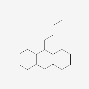 molecular formula C18H32 B15368857 Anthracene, 9-butyltetradecahydro- CAS No. 55133-89-6