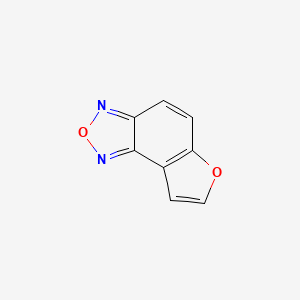 molecular formula C8H4N2O2 B15368888 Furo[3,2-e][2,1,3]benzoxadiazole CAS No. 217491-03-7