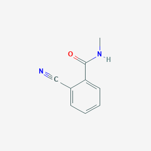molecular formula C9H8N2O B15369029 2-cyano-N-methylbenzamide CAS No. 39518-95-1