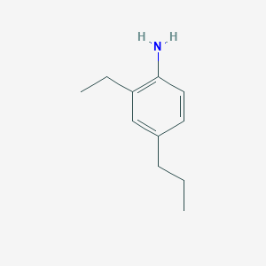 molecular formula C11H17N B15369191 2-Ethyl-4-propylaniline CAS No. 849208-86-2