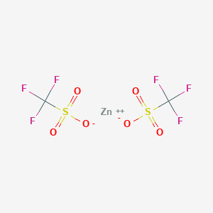 molecular formula C2F6O6S2Zn B153704 Zinc trifluoromethanesulfonate CAS No. 54010-75-2
