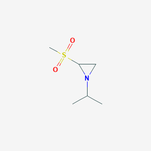 molecular formula C6H13NO2S B15370896 2-(Methanesulfonyl)-1-(propan-2-yl)aziridine CAS No. 71993-42-5