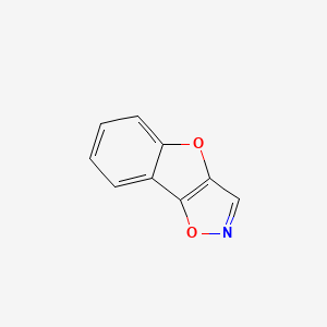molecular formula C9H5NO2 B15370945 [1]Benzofuro[2,3-d][1,2]oxazole CAS No. 56455-27-7