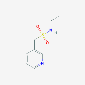 molecular formula C8H12N2O2S B15371038 N-ethyl-1-(pyridin-3-yl)methanesulfonamide 