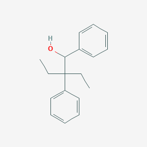 molecular formula C18H22O B15371050 2-Ethyl-1,2-diphenylbutan-1-ol CAS No. 5351-08-6
