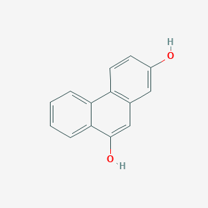 molecular formula C14H10O2 B15371074 Phenanthrene-2,9-diol CAS No. 364080-27-3
