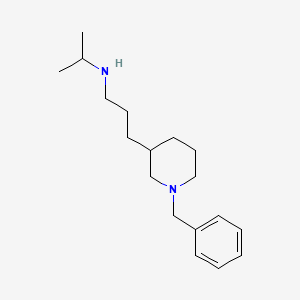 molecular formula C18H30N2 B15371230 3-(1-benzylpiperidin-3-yl)-N-isopropylpropan-1-amine 