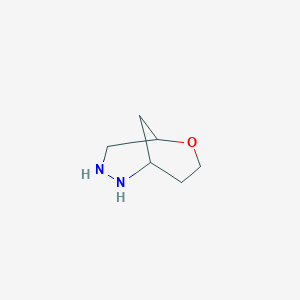 molecular formula C6H12N2O B15371282 6-Oxa-2,3-diazabicyclo[3.3.1]nonane CAS No. 340701-70-4