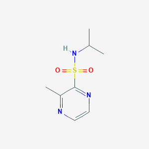 molecular formula C8H13N3O2S B15371311 N-isopropyl-3-methylpyrazine-2-sulfonamide 