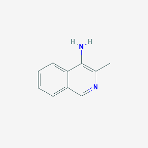 molecular formula C10H10N2 B15371442 3-Methyl-4-isoquinolinamine 