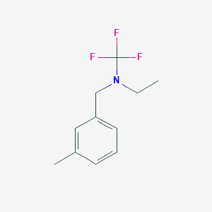 molecular formula C11H14F3N B15371512 N-(3-methylbenzyl)-N-(trifluoromethyl)ethanamine 