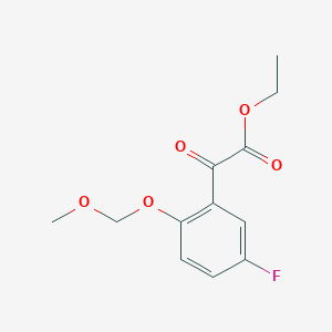 molecular formula C12H13FO5 B15371612 4,5-Dichloro-2-(cyclopropylamino)benzenesulfonamide 