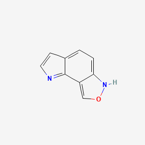 molecular formula C9H6N2O B15371649 1H-Pyrrolo[2,3-E][2,1]benzisoxazole CAS No. 912287-24-2