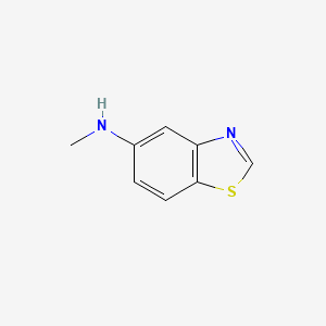 molecular formula C8H8N2S B15371703 N-methylbenzo[d]thiazol-5-amine 