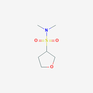 molecular formula C6H13NO3S B15371711 N,N-dimethyltetrahydrofuran-3-sulfonamide 