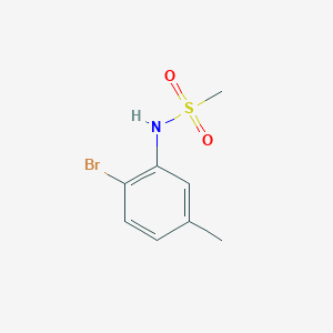 molecular formula C8H10BrNO2S B15371728 N-(2-bromo-5-methylphenyl)methanesulfonamide 