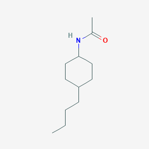 molecular formula C12H23NO B15371759 N-(4-Butylcyclohexyl)acetamide CAS No. 37942-70-4
