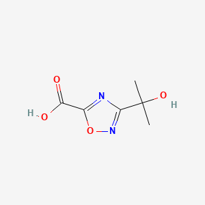 molecular formula C6H8N2O4 B15371872 3-(2-Hydroxypropan-2-yl)-1,2,4-oxadiazole-5-carboxylic acid 