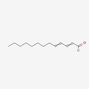 molecular formula C13H22O B15371898 2,4-Tridecadienal CAS No. 60998-24-5