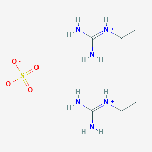 molecular formula C6H20N6O4S B15371966 Diaminomethylidene(ethyl)azanium;sulfate 