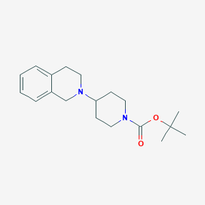 molecular formula C19H28N2O2 B15371975 Tert-butyl 4-(3,4-dihydroisoquinolin-2(1h)-yl)piperidine-1-carboxylate 