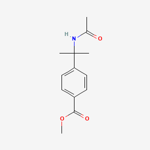 molecular formula C13H17NO3 B15372150 Methyl 4-(1-acetamido-1-methylethyl)benzoate CAS No. 223514-27-0