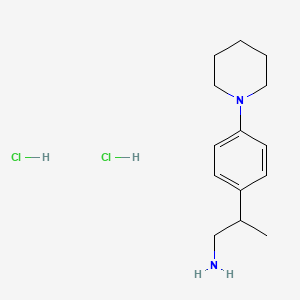 molecular formula C14H24Cl2N2 B15372314 beta-Methyl-4-piperidinophenethylamine dihydrochloride CAS No. 38589-14-9