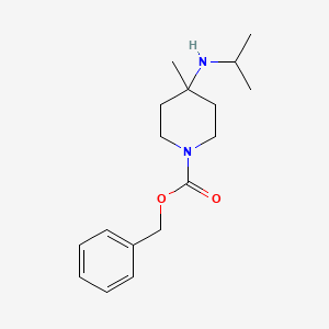 molecular formula C17H26N2O2 B15372391 Benzyl 4-(isopropylamino)-4-methylpiperidine-1-carboxylate 