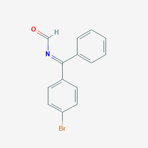 molecular formula C14H10BrNO B15372393 N-((4-bromophenyl)(phenyl)methylene)formamide 