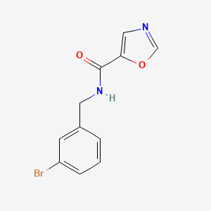 molecular formula C11H9BrN2O2 B15372443 N-(3-Bromobenzyl)oxazole-5-carboxamide 