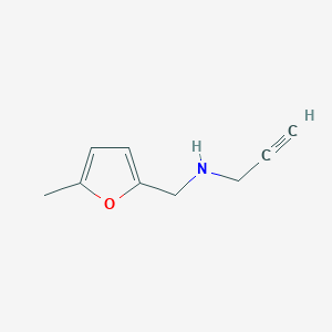 molecular formula C9H11NO B15372523 N-((5-Methylfuran-2-yl)methyl)prop-2-yn-1-amine 