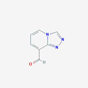molecular formula C7H5N3O B15372734 [1,2,4]Triazolo[4,3-a]pyridine-8-carbaldehyde 