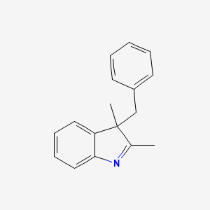molecular formula C17H17N B15373019 3-Benzyl-2,3-dimethyl-3H-indole CAS No. 46854-91-5