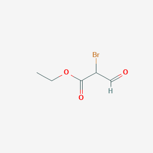 molecular formula C5H7BrO3 B15373053 Ethyl 2-bromo-3-oxopropanoate CAS No. 33142-22-2