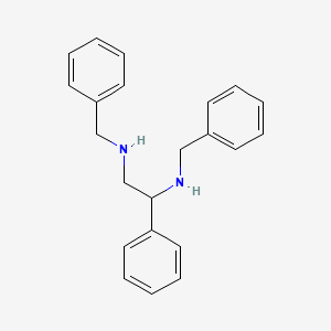 molecular formula C22H24N2 B15373090 N,N-Dibenzyl-1-phenyl-ethane-1,2-diamine CAS No. 79869-74-2