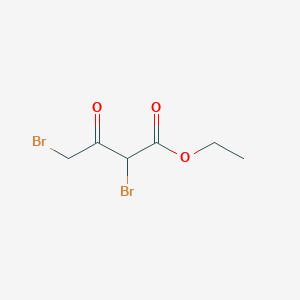 molecular formula C6H8Br2O3 B15373201 Ethyl 2,4-dibromo-3-oxobutanoate 