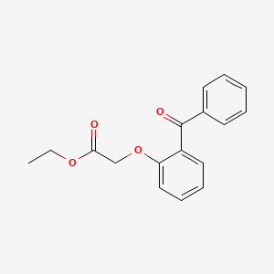 molecular formula C17H16O4 B15373237 Ethyl 2-(2-benzoylphenoxy)acetate 