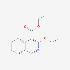 molecular formula C14H15NO3 B15373301 Ethyl 3-ethoxyisoquinoline-4-carboxylate CAS No. 1628319-79-8
