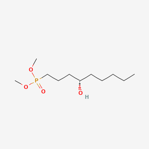 molecular formula C11H25O4P B15373478 Dimethyl (s)-(4-hydroxynonyl)phosphonate 