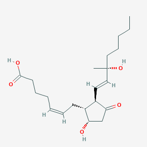 (Z)-7-[(1R,2R,5S)-5-hydroxy-2-[(E,3R)-3-hydroxy-3-methyloct-1-enyl]-3-oxocyclopentyl]hept-5-enoic acid