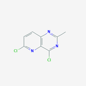 molecular formula C8H5Cl2N3 B15373561 4,6-Dichloro-2-methylpyrido[3,2-D]pyrimidine 
