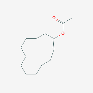 molecular formula C14H24O2 B15373661 Cyclododecen-1-yl acetate CAS No. 6667-66-9