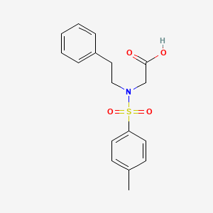 molecular formula C17H19NO4S B15373694 N-[(4-methylphenyl)sulfonyl]-N-(2-phenylethyl)glycine CAS No. 66895-91-8