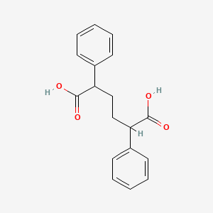 molecular formula C18H18O4 B15373726 2,5-Diphenylhexanedioic acid CAS No. 6622-43-1