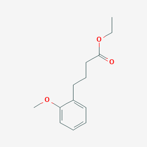 molecular formula C13H18O3 B15373754 Benzenebutanoic acid, 2-methoxy-, ethyl ester CAS No. 33209-76-6