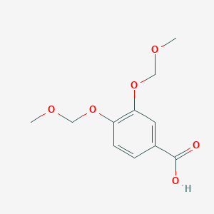 molecular formula C11H14O6 B15373827 3,4-bis(methoxymethoxy)benzoic Acid 